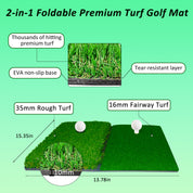 Men’s Golf Hitting Practice Net – Real Ball Compatible, 8x6x5 ft, Indoor & Outdoor Driving