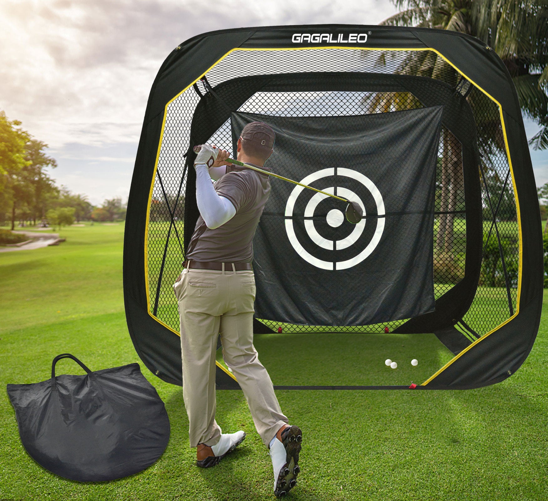 Golf Practice Hitting Nets for Backyard 6 x6 x3