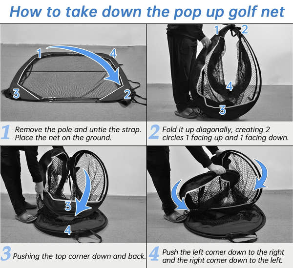 Golf Practice Hitting Nets for Backyard 6 x6 x3 - Galileo Sports
