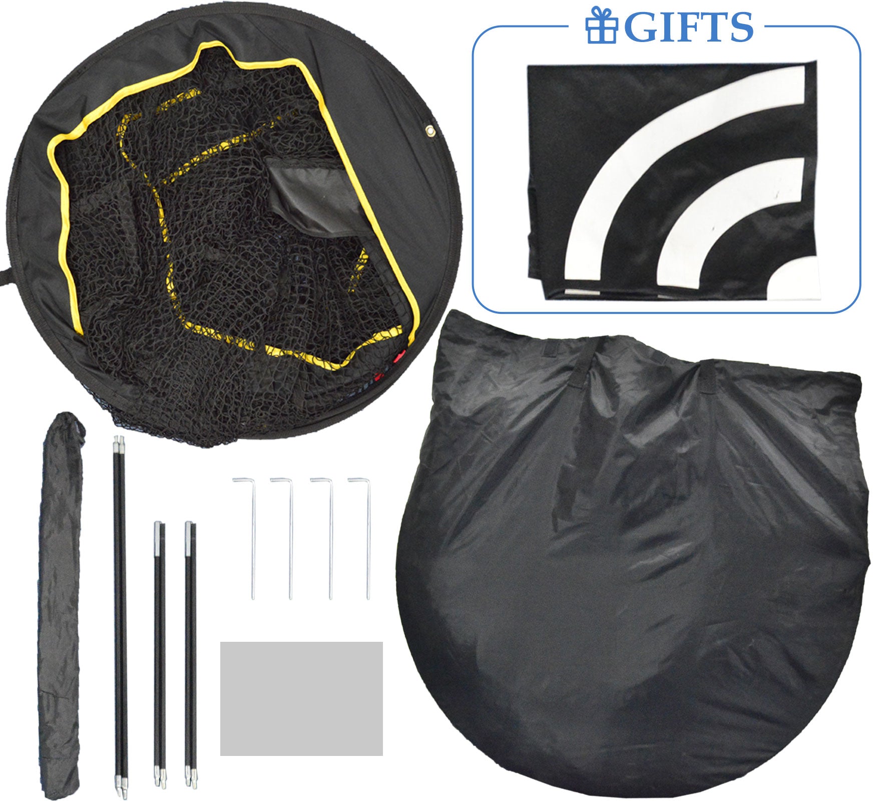 Golf Practice Hitting Nets for Backyard 6 x6 x3