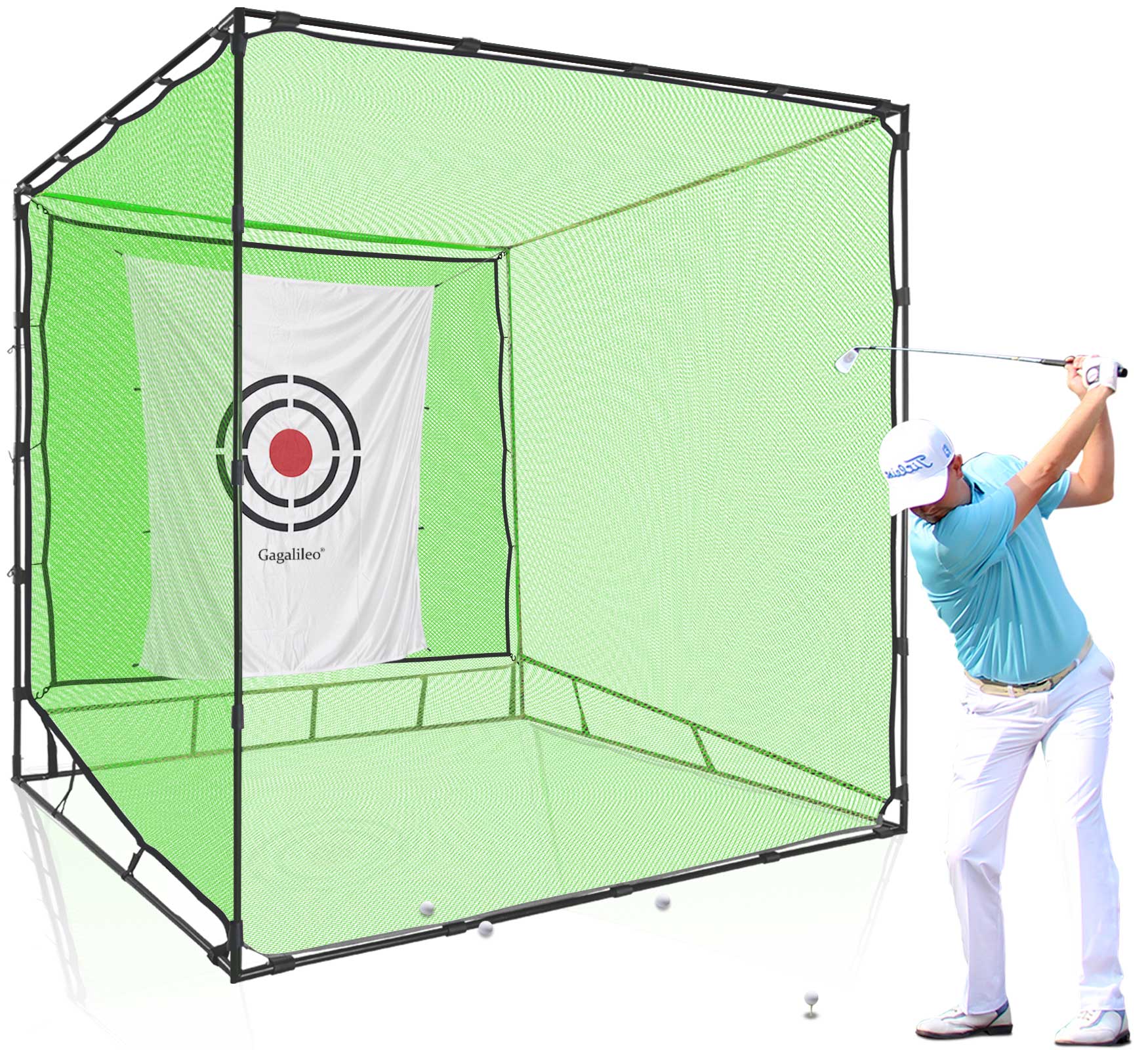 Gagalileo Golf Hitting Cage 8x8x8ft