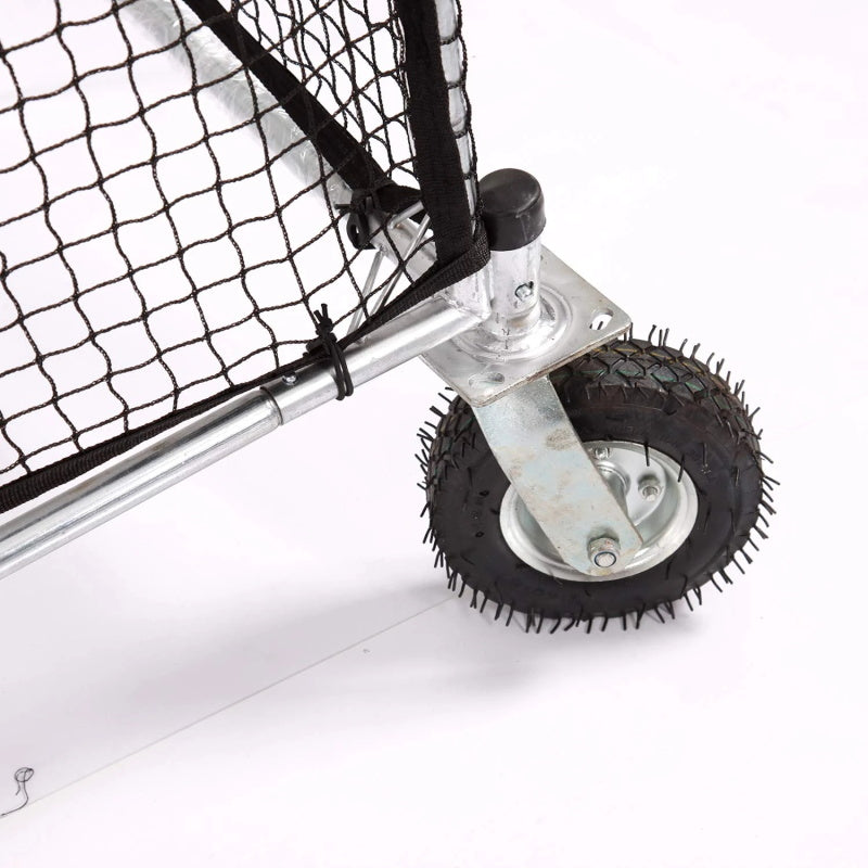 Baseball Softball Batting Cage with Wheels Rolling, Portable to Move| 16.4'X10'X8' | Galileo Sports-JP