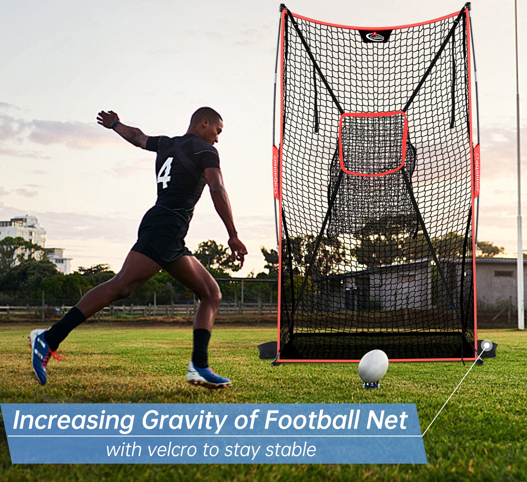 Galileo net sandbag, weight-stable sandbag, weight-stable, can hold up to 12 pounds, Lacrosse,Badminton and Baseball Net goal (includes sand, not included)