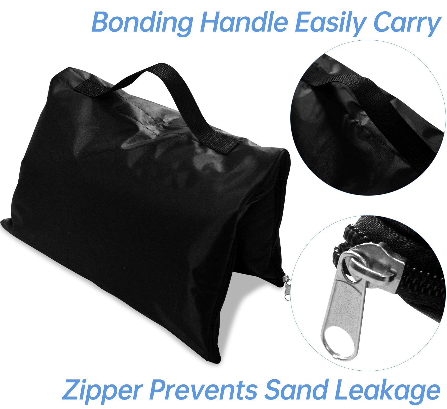 Galileo net sandbag, weight-stable sandbag, weight-stable, can hold up to 12 pounds, Lacrosse,Badminton and Baseball Net goal (includes sand, not included)