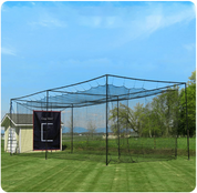 Gagalileo Backstop,Pitching Backstop,Fastpitch Baseball Backstop,Backstop with Strike Zone,Pitching Backdrop,Rubber Vinyl Backstop,Vinyl Batting Cage Backdrop