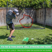 olf Swing Impact Training Mat - Fix Hooks, Slices, and More - Choose Indoor or Outdoor Swing Spot Mat