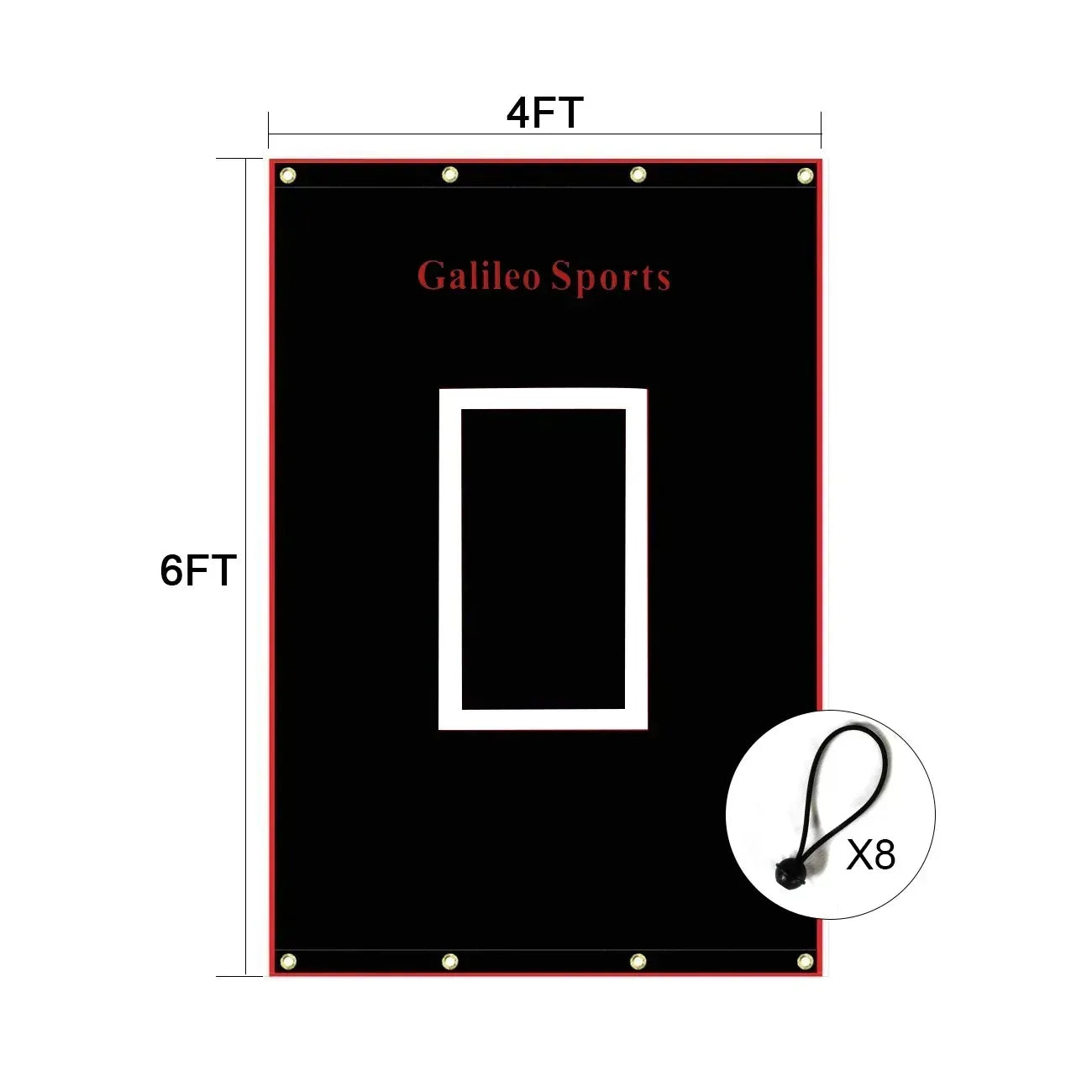 Gagalileo Softball Pitching Target 4X6ft