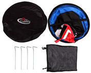 Gagalileo Baseball Softball Practice Pitching Net,Pitching Training Net for Baseball Softball with Strike Zone Catcher Target and Carry Bag, 4.5 ' (H) x 3 ' (W) x 4 ' (D),Pop Up Style -CAD