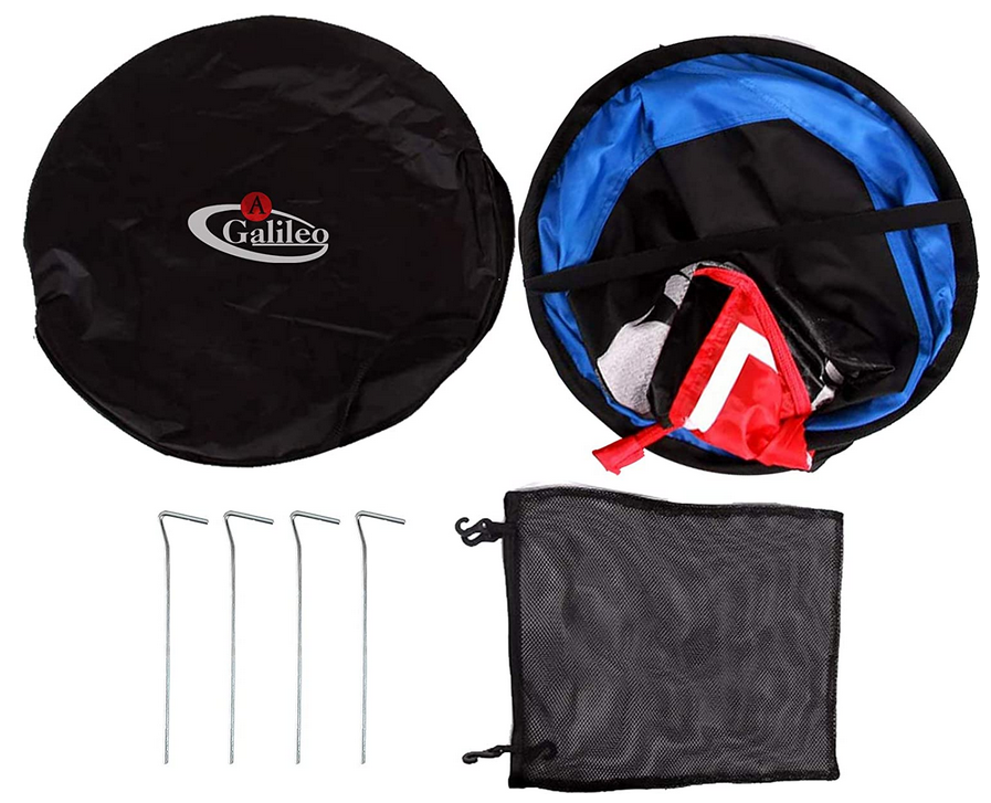 Gagalileo Baseball Softball Practice Pitching Net,Pitching Training Net for Baseball Softball with Strike Zone Catcher Target and Carry Bag, 4.5 ' (H) x 3 ' (W) x 4 ' (D),Pop Up Style -CAD