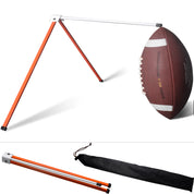 Galileo Metal Football Kicking Tee - Adjustable Field Goal Kicking Stand for All Football Sizes, Portable Practice Training Aid