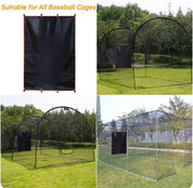 Gagalileo Backstop,Pitching Backstop,Fastpitch Baseball Backstop,Backstop with Strike Zone,Pitching Backdrop,Rubber Vinyl Backstop,Vinyl Batting Cage Backdrop