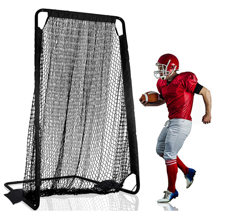Football Kicking Cage Football Black Frame Throwing Net-CAD