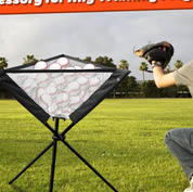 Baseball folding triangle ball frame