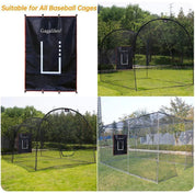 Gagalileo Pitching Backstop/Fastpitch Baseball Backstop with Strike Zone - Galileo Sports