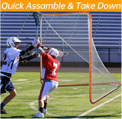 6'X6' Gagalileo Portable Lacrosse Goal