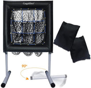 Pitching Net,9 Pocket Target Pitching Net for Baseball, Baseball Pitching Target,Adjustable Heights and Angles,Pitching Net Aid for Throw Training, Heavy Duty Steel Frame-Portable Pitching Net