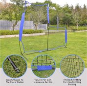 Gagalileo L-Shaped Softball relacement Pitching Screen 7×7ft