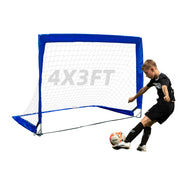 Galileo Portable Soccer Goals for Kids 4 x 3 ft