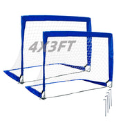 Galileo Portable Soccer Goals for Kids 4 x 3 ft