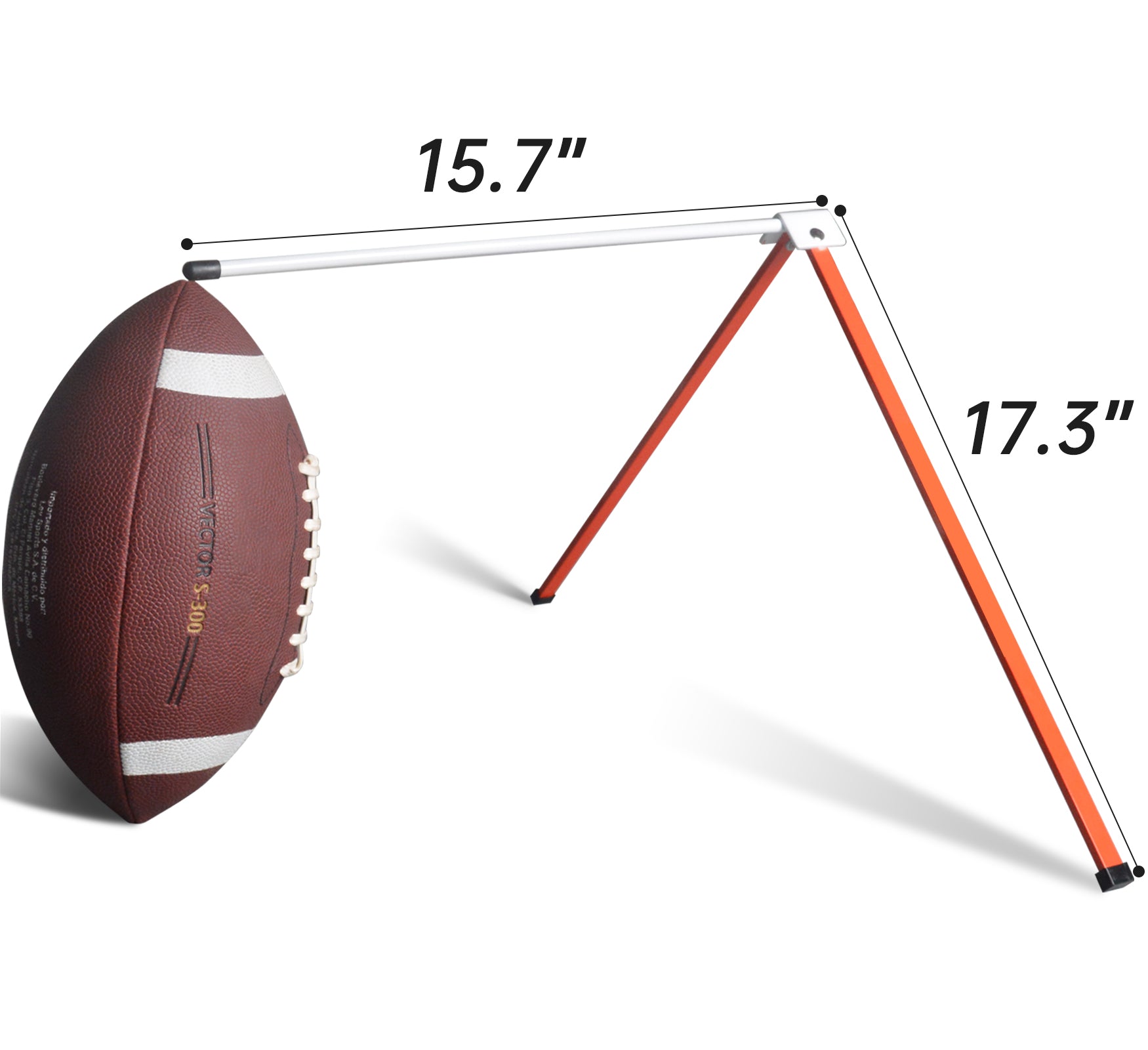 Galileo Metal Football Kicking Tee - Adjustable Field Goal Kicking Stand for All Football Sizes, Portable Practice Training Aid