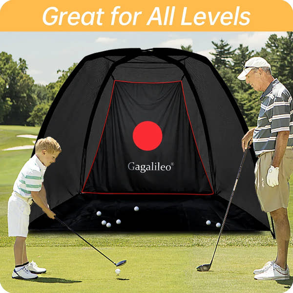 Gagalileo Golf Practice Indoor Net 8X6X5 - Galileo Sports