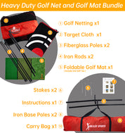 8x7 Golf Hitting Net for Backyard Training Equipment