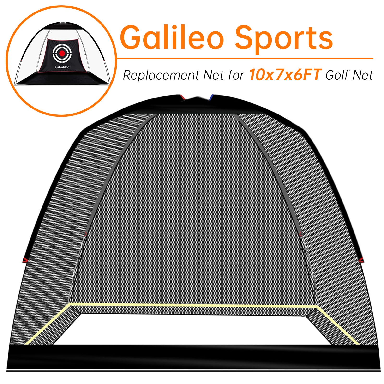 golf replacement net 10x7x6ft