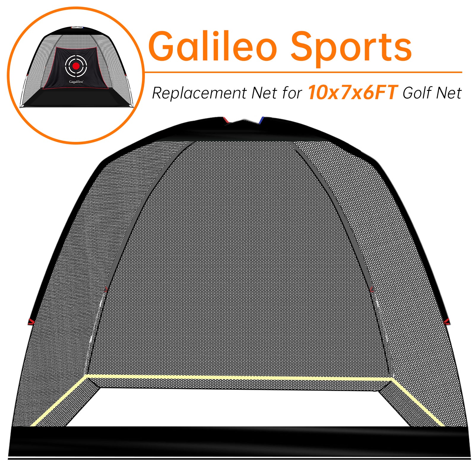 golf replacement net 10x7x6ft