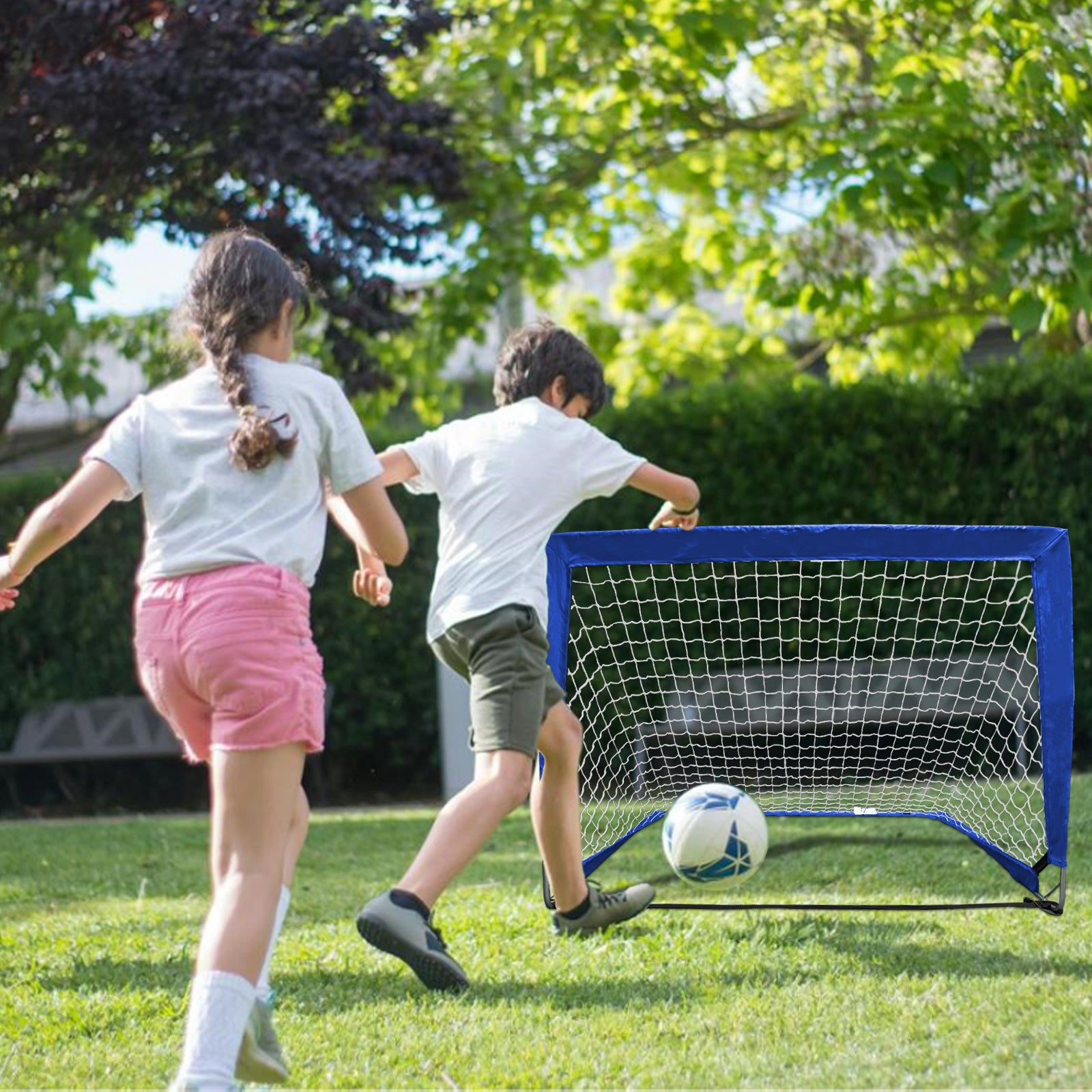 Galileo Portable Soccer Goals for Kids 4 x 3 ft