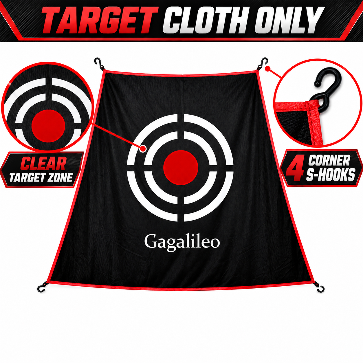 Gagalileo Golf Training Replacement Target 5.3x3.7x2.5ft