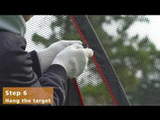 ゴルフネット、ゴルフネット裏庭ドライビング、ゴルフ練習場、ゴルフスイングネット、高耐久ゴルフ練習ネット、ゴルフ練習ヒッティングネット、ターゲットクロスとキャリーバッグ付きクイックセットアップゴルフネット-JP