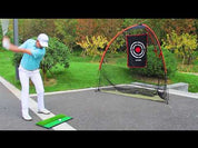 Redes de golf Red de práctica de golf Redes de golpeo de golf para campo de prácticas de patio trasero| 8'X 7'X 7' | deportes galileo