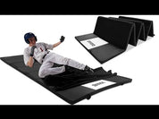 10x3.6 Slide Rite Baseball and Softball Sliding Mat /7-Fold Folding Mat