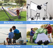 Galileo net sandbag, weight-stable sandbag, weight-stable, can hold up to 12 pounds, Lacrosse,Badminton and Baseball Net goal (includes sand, not included)
