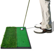 Galileo Sports Golf Hitting Mats Golf Turf Putting Grass Mat Golf Training Practice Turf with Tee Equipment | 12''x24''