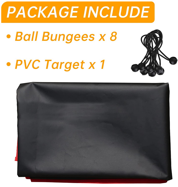 Gagalileo Backstop,Pitching Backstop,Fastpitch Baseball Backstop,Backstop with Strike Zone,Pitching Backdrop,Rubber Vinyl Backstop,Vinyl Batting Cage Backdrop