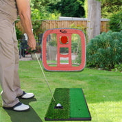 Galileo Sports Golf Hitting Mats Golf Turf Putting Grass Mat Golf Training Practice Turf with Tee Equipment | 12''x24''