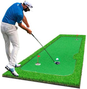 Galileo Golf Putting Mats Putting Green Indoor Golf Putting Training Practice Turf Grass Mat | 3.3'x10'Size