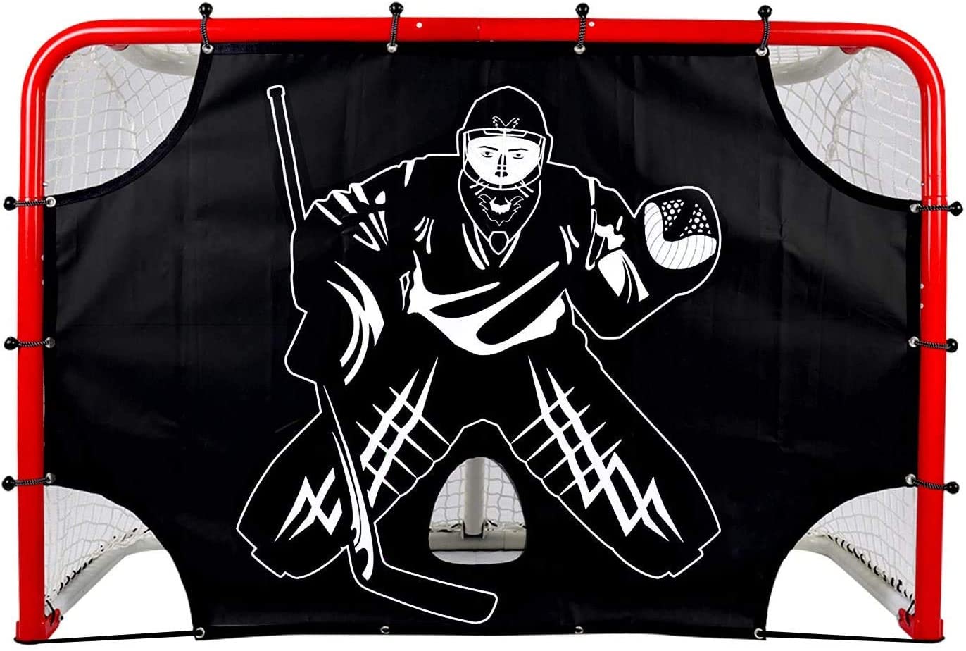 Gagalileo Portable Lacrosse Goal 6x6ft set up on a field