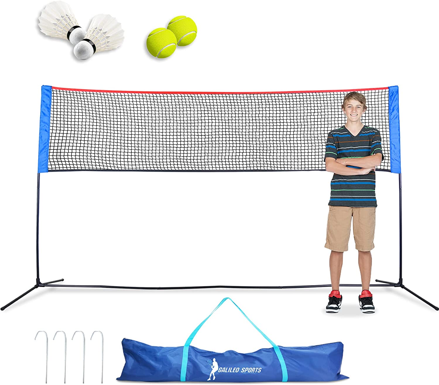 Gagalileo Volleyballnetz für Kinder/Tennisnetz-Set/Multisportnetz