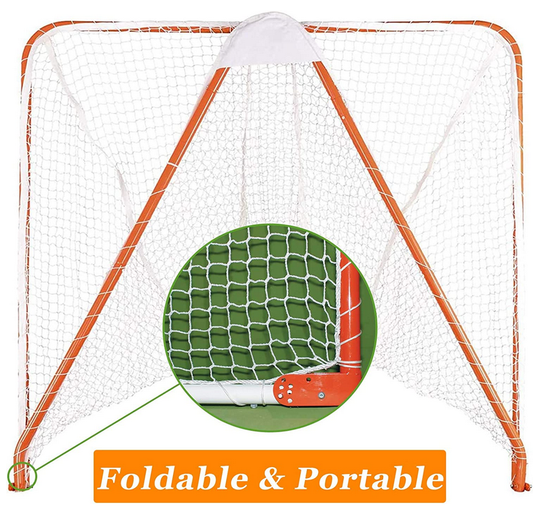 6'X6'Gagalileo Tragbares Lacrosse-Tor/Lacrosse-Netz mit Stahlrahmen