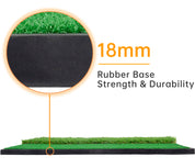 Galileo Sports Golf Hitting Mats Golf Turf Putting Grass Mat Golf Training Practice Turf with Tee Equipment | 12''x24''
