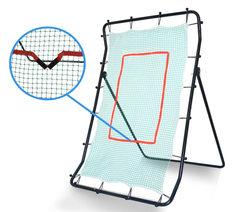 Galileo 4FTX6.3FT Throwing Practice Baseball Throwback Return Trainer Screen