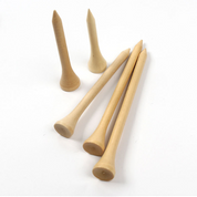 100Pcs Five in a group, Bamboo Golf Tee | Galileo Sports