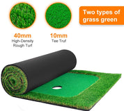Galileo Golf Putting Mats Putting Green Indoor Golf Putting Training Practice Turf Grass Mat | 3.3'x10'Size