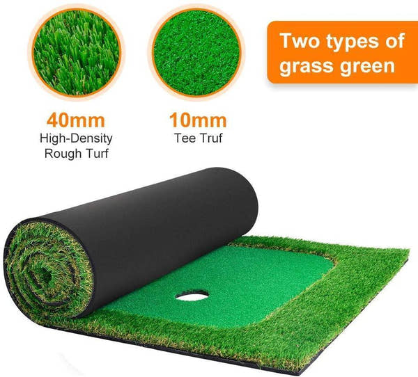 Galileo Golf Putting Mats Putting Green Indoor Golf Putting Training Practice Turf Grass Mat | 3.3'x10'Size - Galileo Sports