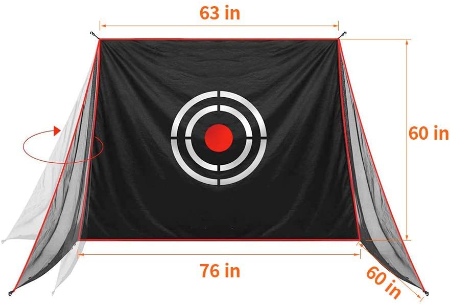 Galileo Sports Golf Target Cloth Replacement Golf Target 63X60in for Galileo Sports 8'x7'x7' Golf Net