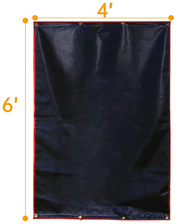 Gagalileo Backstop,Pitching Backstop,Fastpitch Baseball Backstop,Backstop with Strike Zone,Pitching Backdrop,Rubber Vinyl Backstop,Vinyl Batting Cage Backdrop