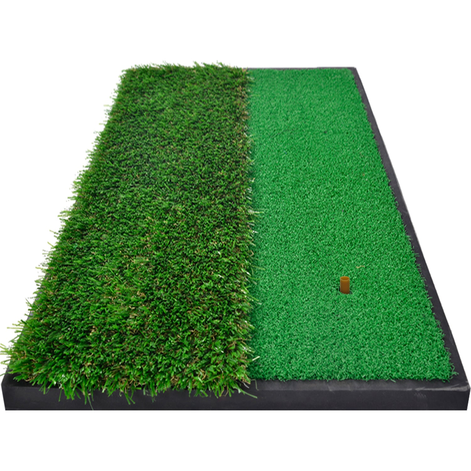 Galileo Sports Golf Hitting Mats Golf Turf Putting Grass Mat Golf Training Practice Turf with Tee Equipment | 12''x24''