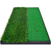 Galileo Sports Golf Hitting Mats Golf Turf Putting Grass Mat Golf Training Practice Turf with Tee Equipment | 12''x24''